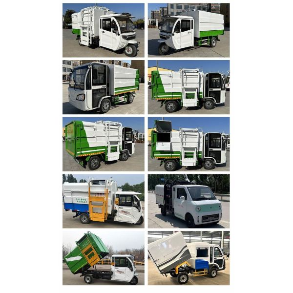 Fully Enclosed Garbage Truck Eight Barrel Tailboard 35-60Km/H