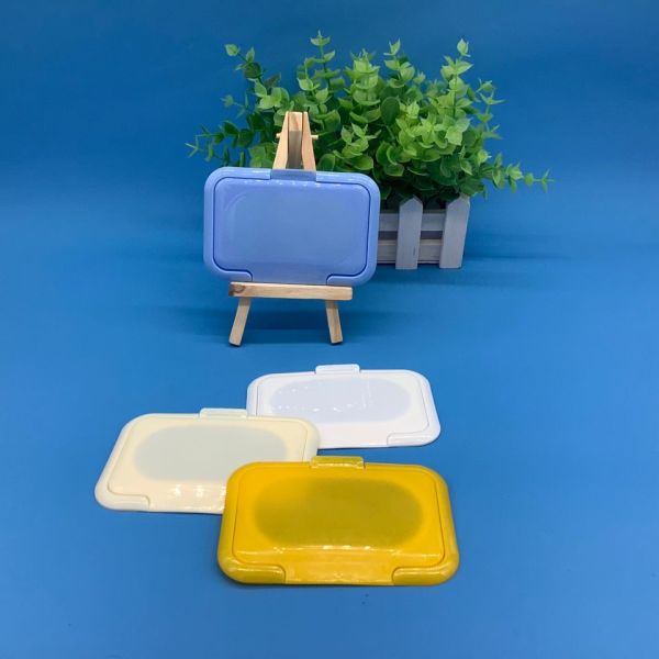 Polypropylene Baby Wipes Plastic Lid 84mm Flip Top Cap