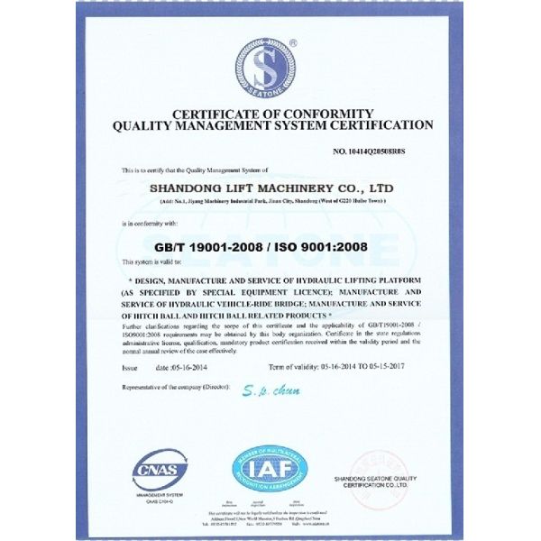 8m 100kg Single Mast Aerial Work Platform Lift for Window Cleaning 100kg Capacity