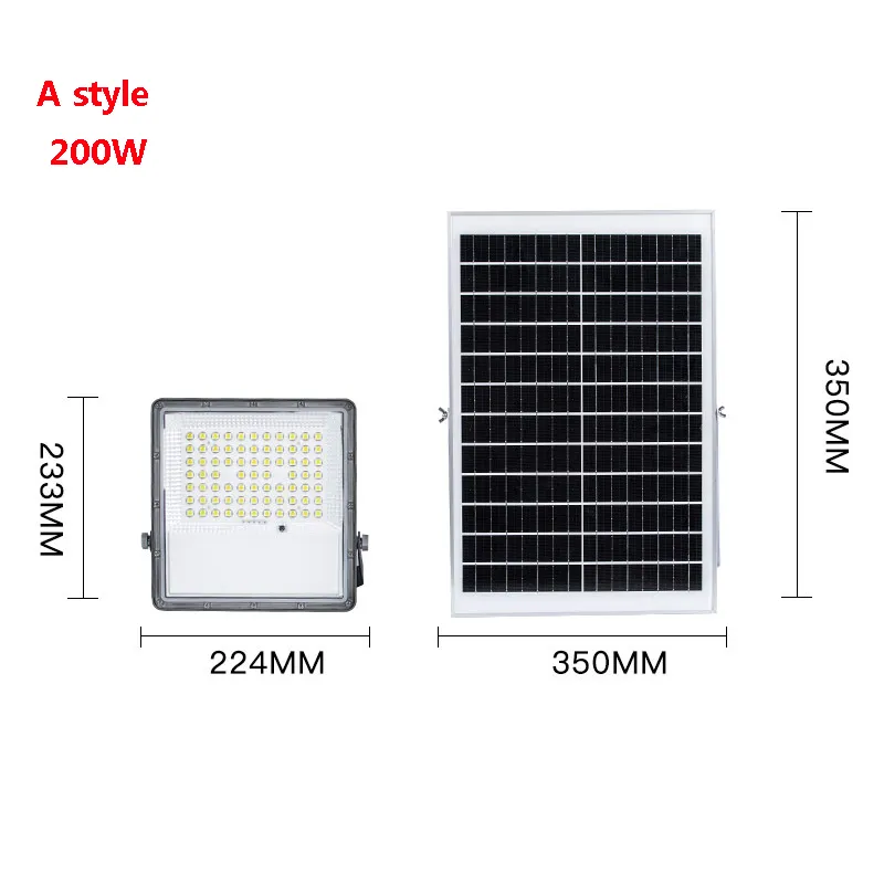 Eco-friendly Solar Flood Light with 12 Hours Lighting Three Control Modes and 180 Degree Rotatable Bracket