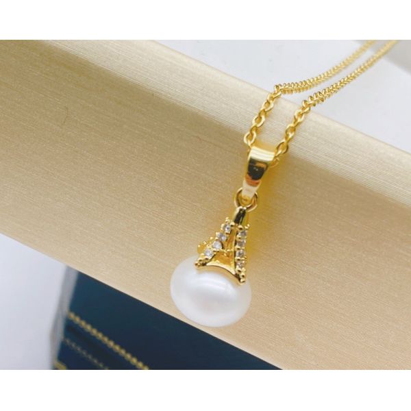 Natural Pearl necklace jewelry set Natural freshwater pearls beaded pearls made of high quality jewelry necklace Earring