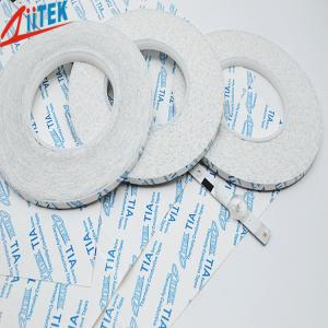 China Die Cutting Round Shape Thermal Adhesive Tape Double Sided White on sale