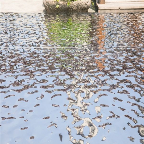 Wall Clading Stainless Steel Sheet Water Ripple Pattern Water Wave Stainless Steel Sheet