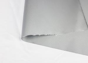 Quality Insulation Silicone Coated Glass Fibre Cloth , 1.25-1.3mm Silicone Fiberglass Fabric wholesale