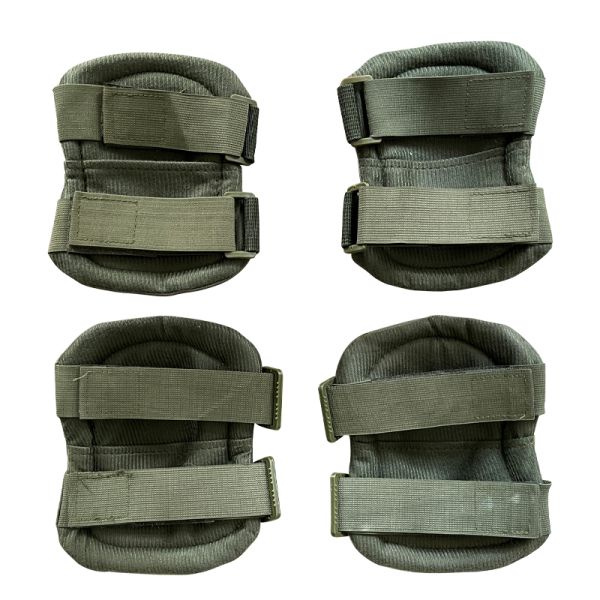 4 Pieces Thick Professional Protection Sports Adjustable Knee Elbow Guards for Sports