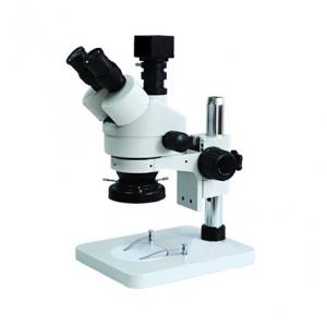 Quality 7-45X  Trinocular Stereo Microscope With Digital Camera  For Projector And Computor wholesale