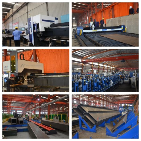 PU Wall Panel Steel Frame Building with Galvanized C/Z Purlins 10