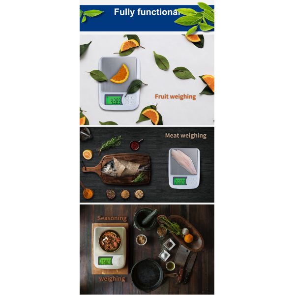 Easy Maintenance Stainless Steel Accuracy Coffee Bean Bakery Digital Food Scale Tea Scale Culinary Scale Weighing