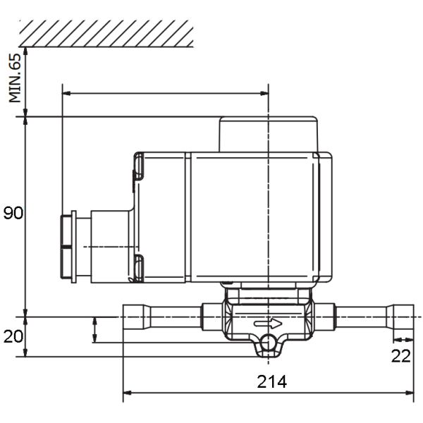 Cast Iron Hot Gas Solenoid Valve / EVR20 Liquid Solenoid Valve For Refrigeration