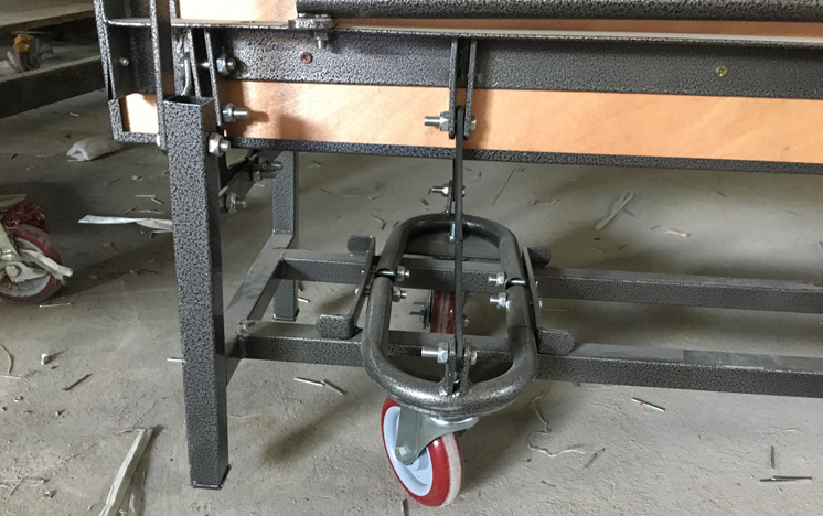 commercial indoor or outdoor using foldable steel powder coating moving stage