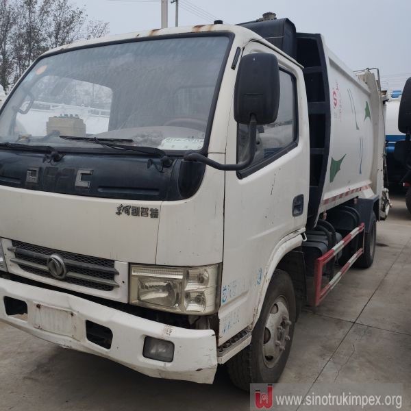 Used Rear Compression Garbage Truck Loading 12-18m3 Manual Transmission type
