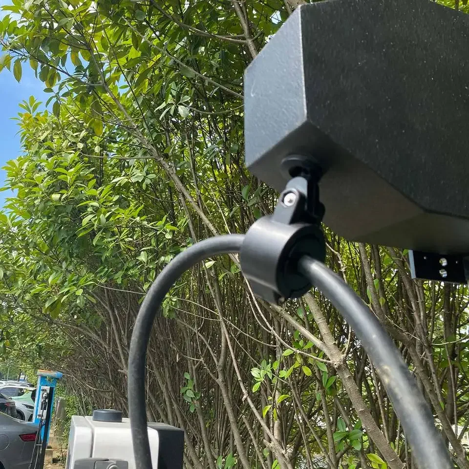 AC Station EV Cable Reel Cord Retractor Pedestal Wall Mount Spring Reel Balancer EV Charger Cable Retractor Cable Reel