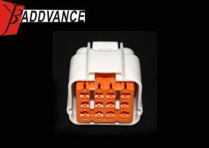 Quality 12 Pin Female Sealed Connectors White And Orange Color For Multiple Types Car wholesale
