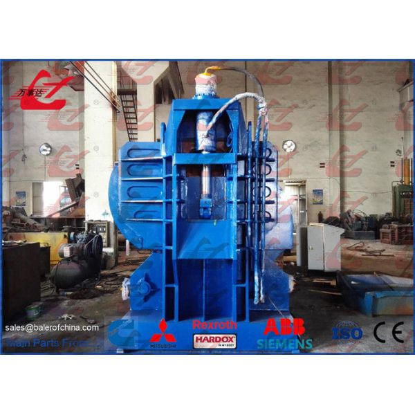 4-6Ton Per Hour Hydraulic Metal Baler Logger For Metal Recycling Factory Steel Company Steel Scrap Compactor