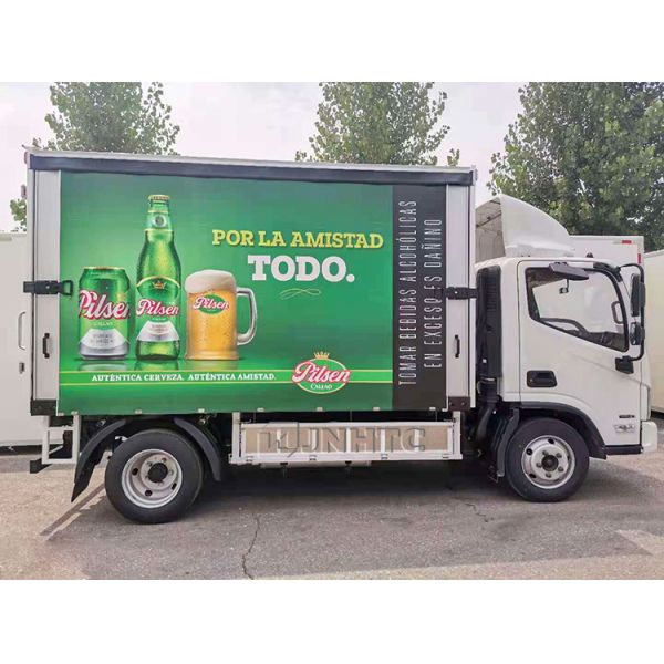 Sinotruk HOWO 4x2 Refrigerator Freezer Truck Drinks Beverage Refrigerated Box Truck