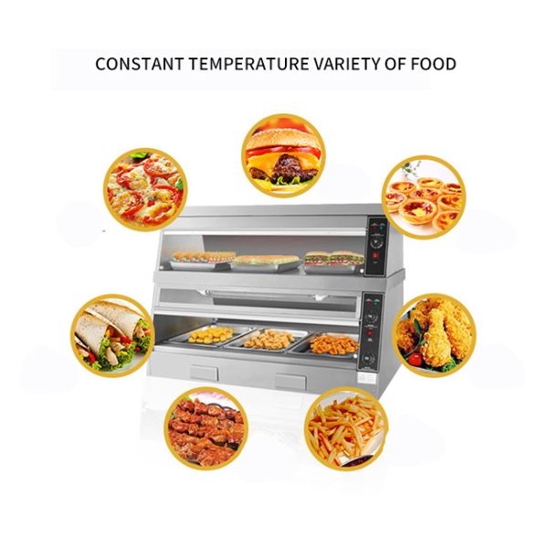 Silvery White 240V 2.4kw Cake Display Fridge