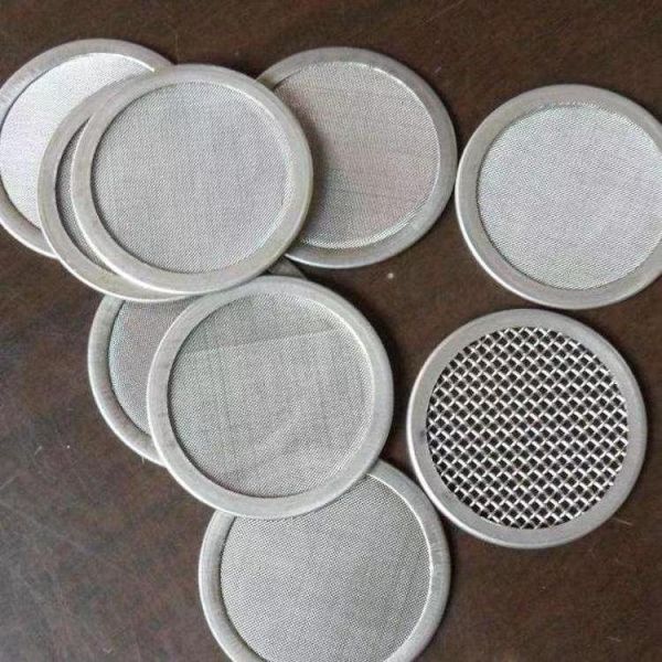Covered Edge Stainless Steel Filter Mesh Fuel Supply Equipment Filter Discs