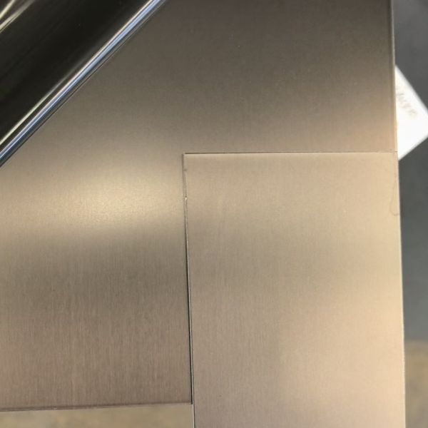 304 Brushed Gray Matte Pvd Titanium Stainless Steel Sheet 0.85*1220*2440mm With Pvc 7c Protective Film Film