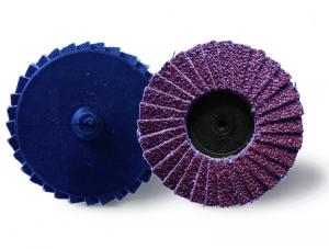 Quality Small 80 Grit 4.5 Inch Flap Disc For Metal Aluminiun Oxide Easier To Control wholesale