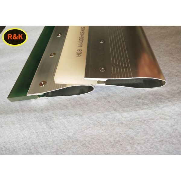 80A Textile Screen Printing Squeegee Blades Flat Shape For T- Shirt Printing