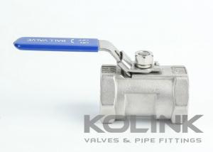 Quality 1-piece Stainless Steel Ball Valve BSP Screw NPT Reduced bore 1000 WOG wholesale