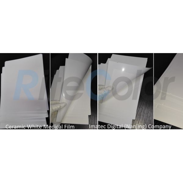 Inkjet Ceramic White Medical Imaging Film Microporous Coating Anti - Aging