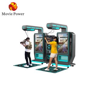 Quality Virtual Reality Shooting Arcade Game Machine 9d Vr Shoot Game Equipment For 2 Players wholesale