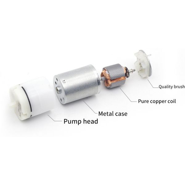 AOLONG RK-370 6V 2.0-3.0L/Min 60g Small Air Pump DC Micro Pump Ultra-Mini Air Pump