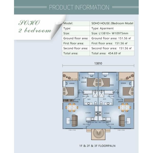 Luxurious Prefabricated Steel House Light Steel Frame Movable Apartment Custom House With New Design