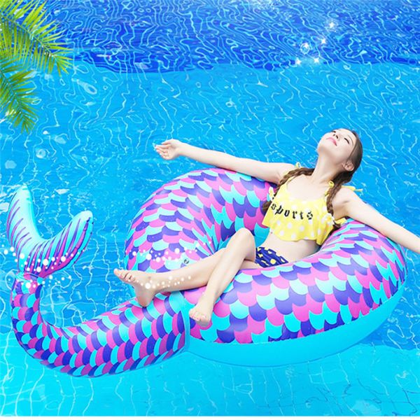 Giant Mermaid Pool Float Vinyl Summer Pool / Beach Toy For Kids Adults