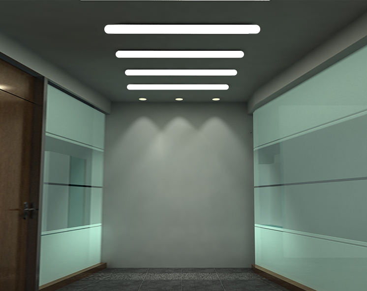 1200mm 36W 2*36W Vapor Proof Led Lights For Tunnel / Railway Station