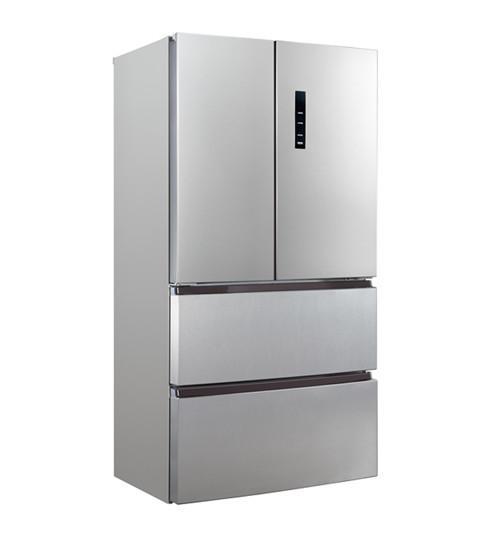 Cheap 452L French Style Fridge Freezer , Energy Efficient Four Door French Door Refrigerator for sale