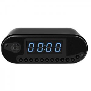 China 1LUX 32GB Table Clock Spy Camera Built In 1500MA Lithium Battery on sale