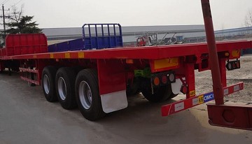 Promotional Flatbed Truck Semi Trailer 2 3 4 Axles 50 60 80 100 Ton With Twist lock 40ft 20ft platform container semi trailer