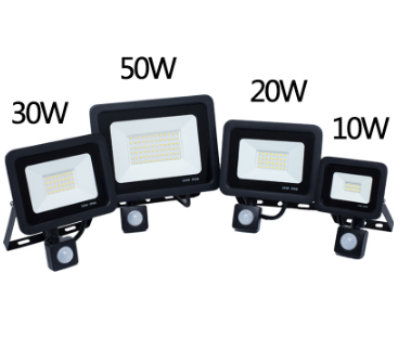Ac 220-240v Led Flood Light With Motion Sensor 100w For Outdoor Lighting