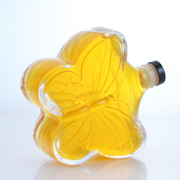 Beverage 330ml Clear Super Flint Empty Glass Bottles with Customized Logo