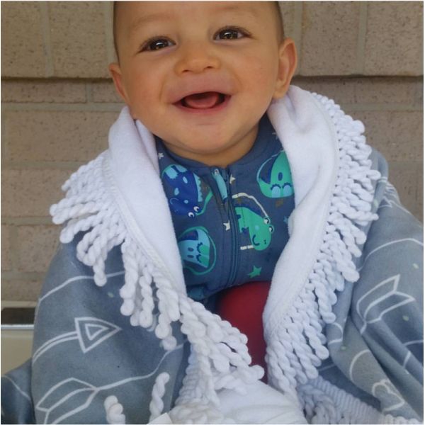 Cheaper price small MOQ custom printed children round beach towel baby beach towel with tassels