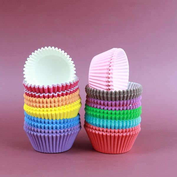 DIY Baking Tools wholesale price Muffin Cases Mold Baking Cake Mould Brown Color Cupcake Cup disposable