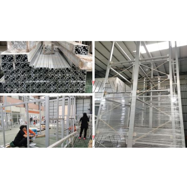 Standard Precision Powder Coated Extruded Aluminum Extrusion Profiles Products Sections