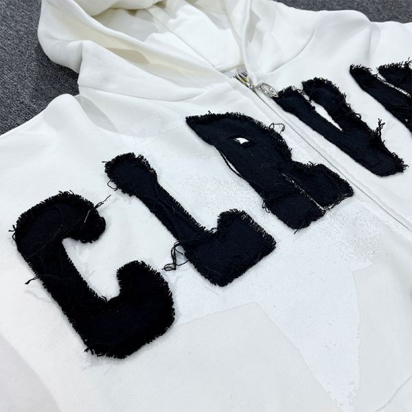 Men's Custom Tracksuit Set With Vintage Applique Embroidered Hoodie And Joggers