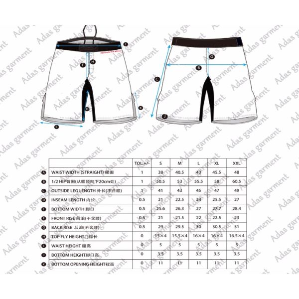 Sublimation Print Elastic Waist Boxer Fighting Shorts MMA Training Customized