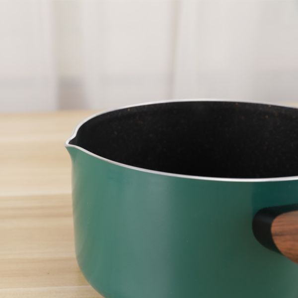 Aluminum Non Stick 3pcs Cookware Set Soup Cooking Pot Single Handle Milk Pot