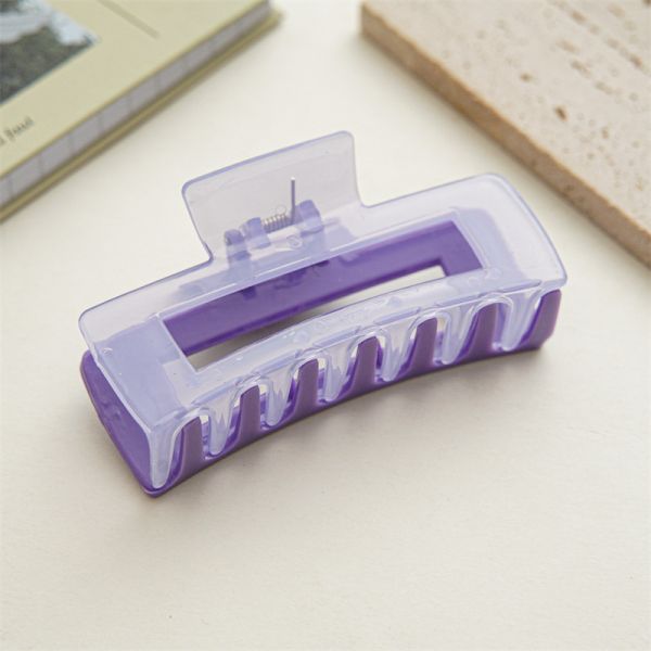 Double sided pp shark hair clip large thin women girls head clip accessories OEM logo