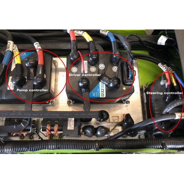 Smooth Material Handling SNSC 1500kg 2000kg Electric Reach Forklift Double Scissor