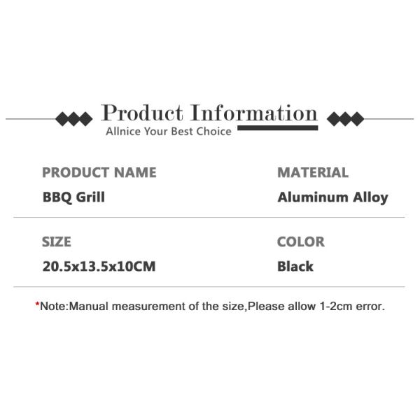 Tabletop Alcohol Stove Yakiniku Yakitori Aluminum Non Stick Smokeless Mini Portable Bbq Grill