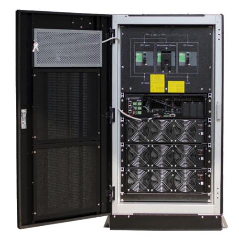 Parallel Redundant Modular UPS System High Efficiency Three Phase 30 - 90KVA