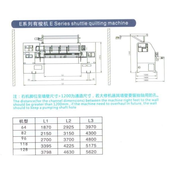 Multi Needle 1400RPM High End Computerized Quilting Machine