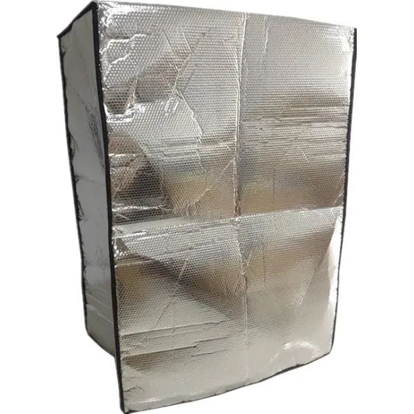 Food and Beverages Transportation Aluminum Foil Bubble Insulated Bag Thermal Pallet Cover Package of Cooler Chain for Shipping Chocolates and Perishable Goods