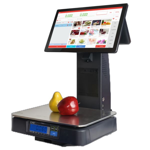 Retail Supermarket Weighing Scale POS Software Recognizes with AI Touch Screen PC/Android Scale