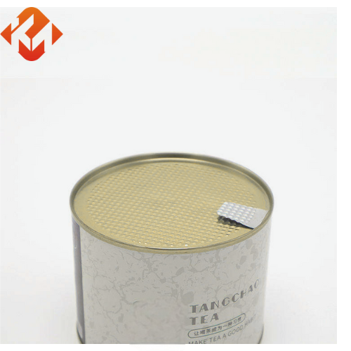 Food Grade Paper Cardboard Tube Jars Easy Tear Aluminum Foil Lids With Pet Food For Storing Coffee Beans Chocolate Tea Leaves Dried Fruits